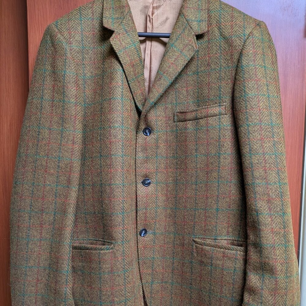 Vintage Tweed Wool Blazer Jacket Sport Coat, size 40
